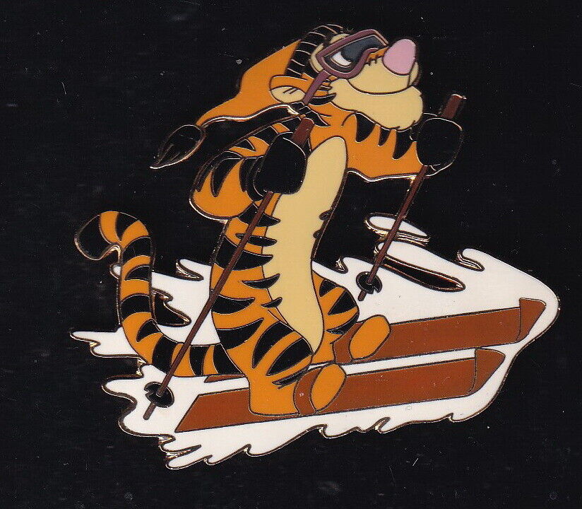 Tigger Skiing Disney Auctions  Limited Ed 250 Authentic Oin On Original Card