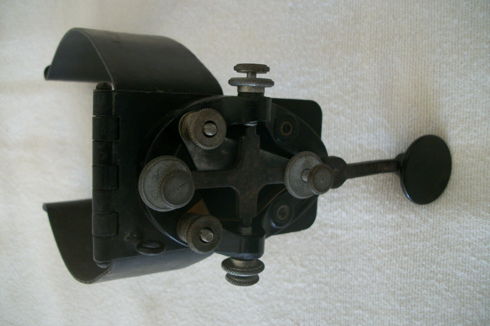 Winslow J-37 Telegraph Morse Code Key With J-45 Leg Clip, Army Signal Wwii.