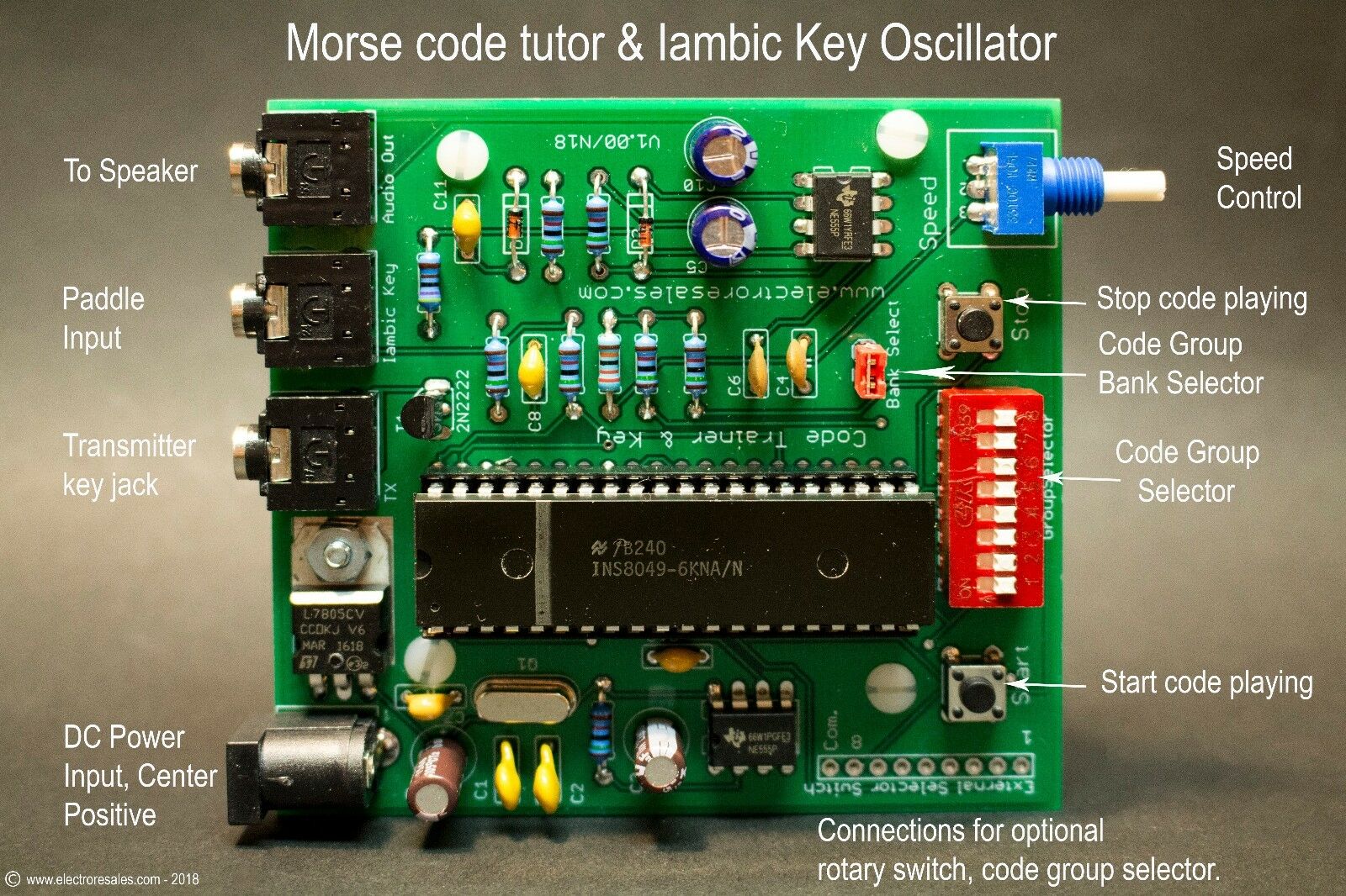 Morse Code Cw Ham Radio Trainer & Oscillator Learn Morse Reception And Sending