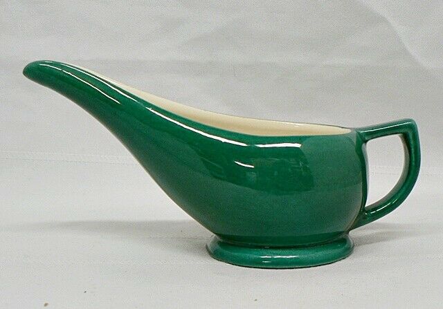 Red Wing Pottery " Quartette " Pattern Green Creamer