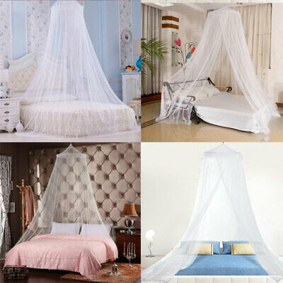 Mosquito Net Bed Queen Size Home Bedding Lace Canopy Elegant Netting Princess